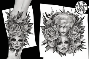 Growing up with adhd tattoo idea