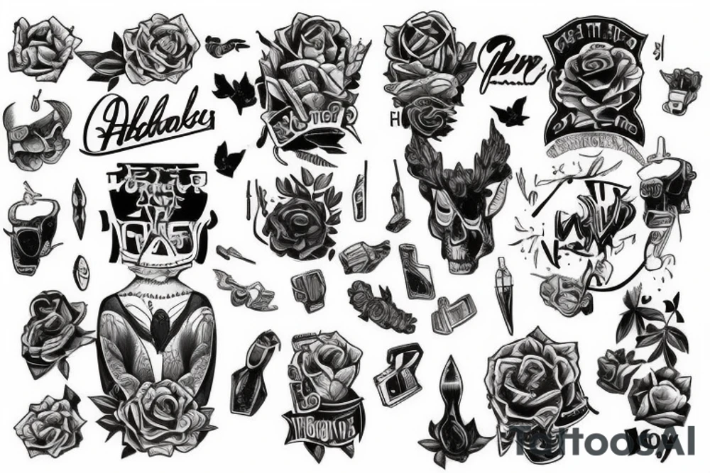 Growing up with adhd tattoo idea
