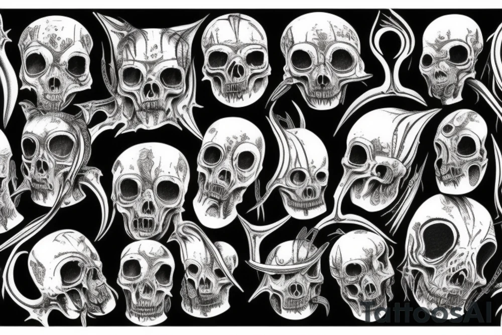 giger style tattoo idea