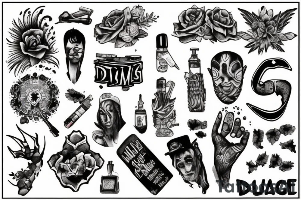 Decriminalize drug use tattoo idea