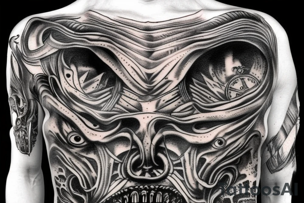 giger style tattoo idea