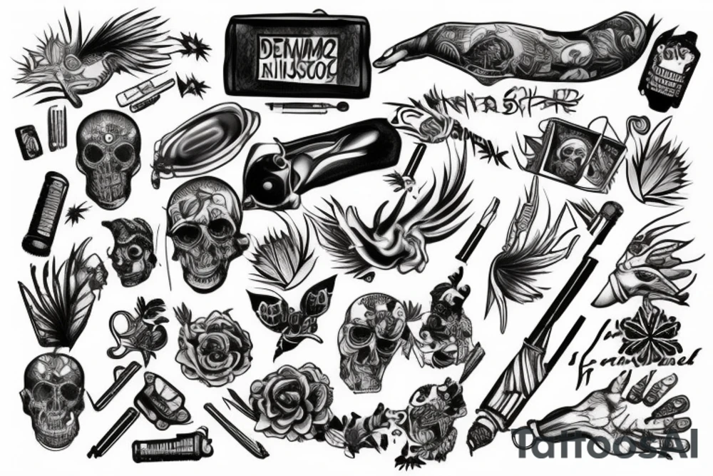 Decriminalize drug use tattoo idea