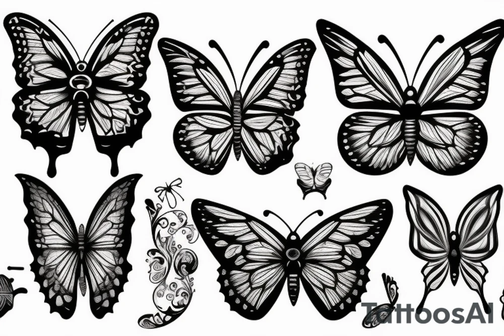 butterfly tattoo idea