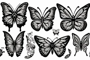 butterfly tattoo idea