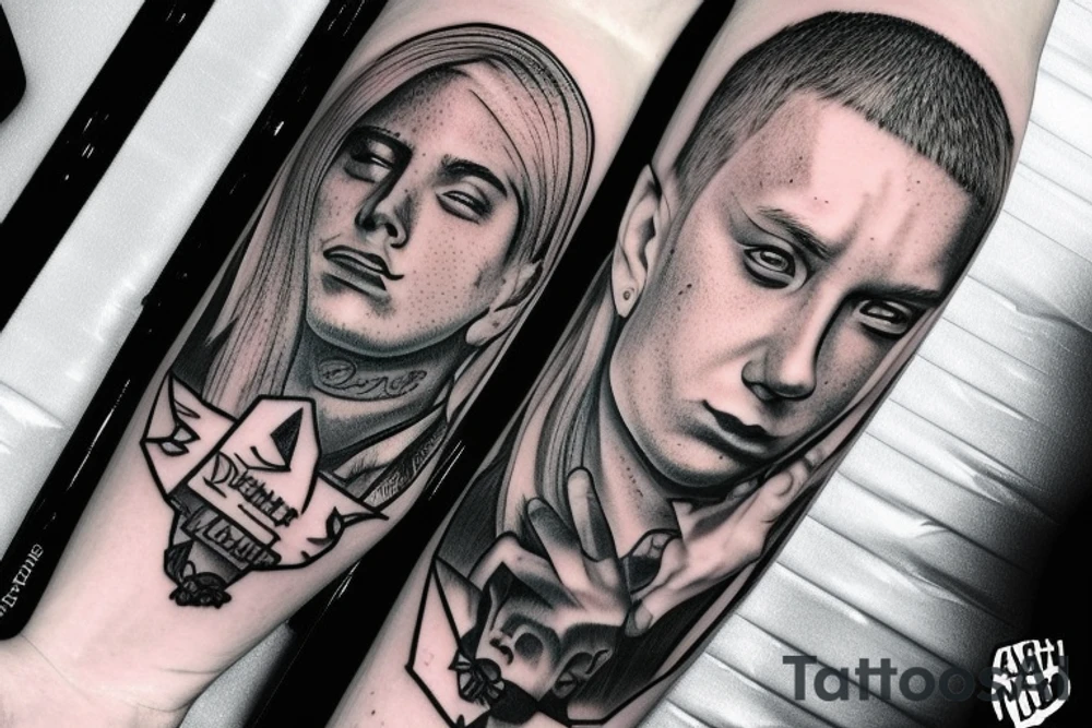 Eminem fanart tattoo idea
