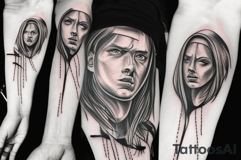 Eminem fanart tattoo idea