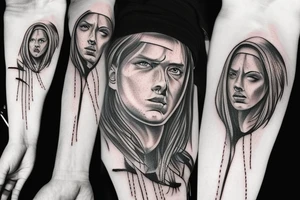 Eminem fanart tattoo idea