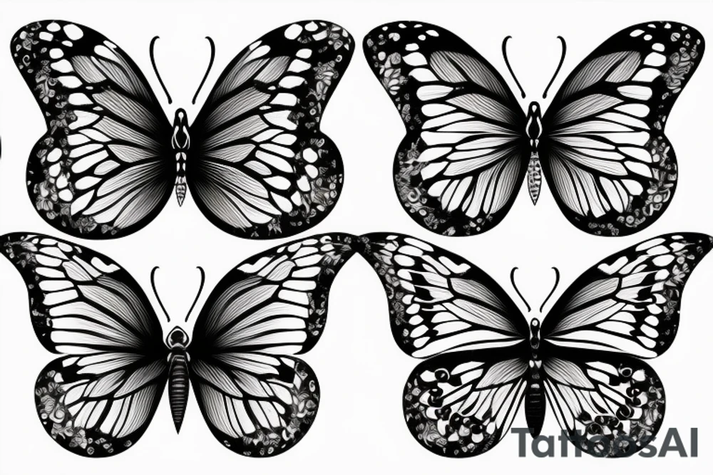 butterfly tattoo idea
