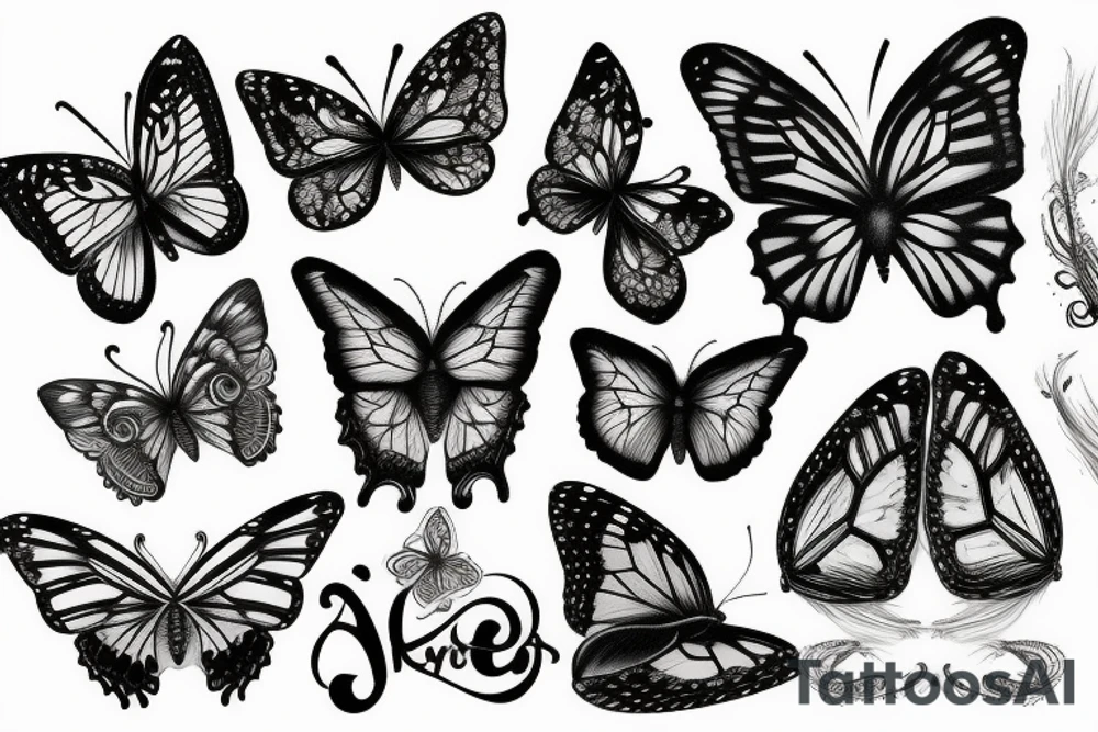 butterfly tattoo idea