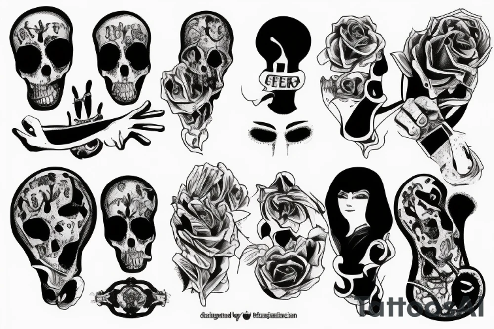 The fear of dying alone tattoo idea