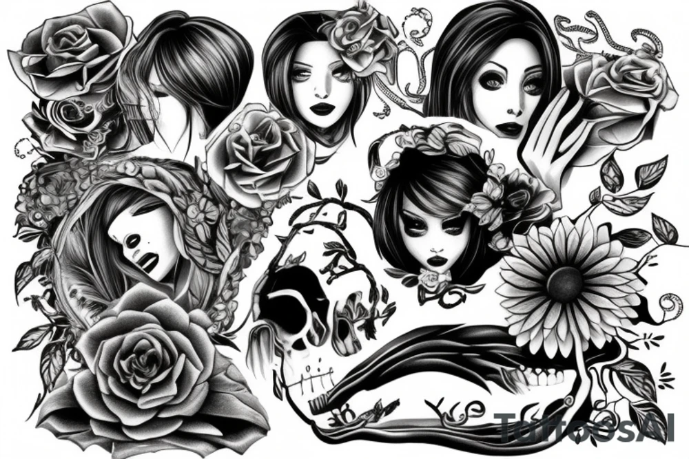 The fear of dying alone tattoo idea