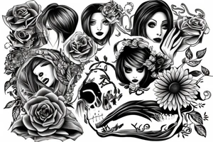 The fear of dying alone tattoo idea