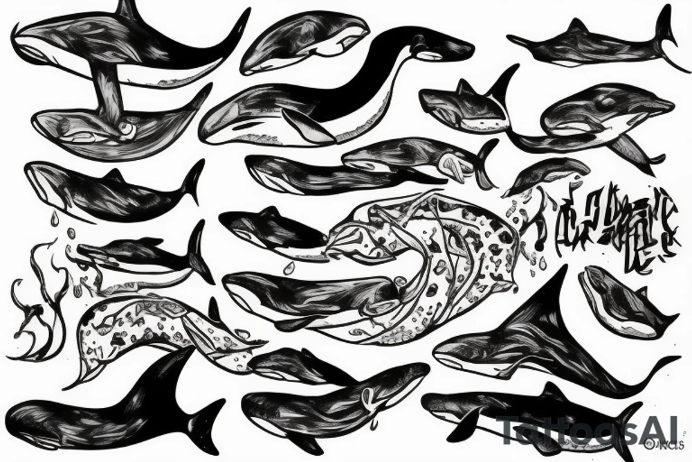 orcas tattoo idea