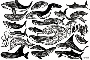 orcas tattoo idea