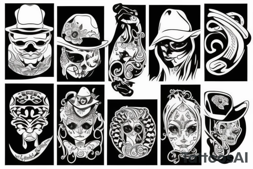 Cyber white hat tattoo idea