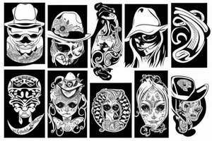 Cyber white hat tattoo idea