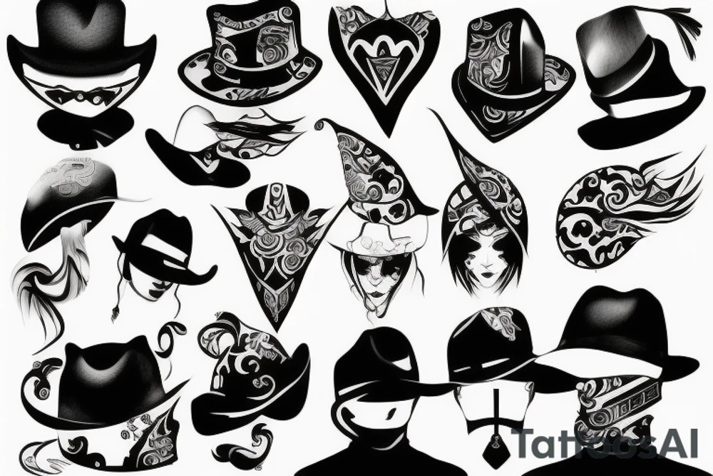 Cyber white hat tattoo idea