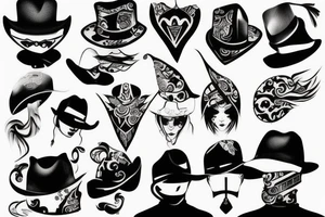 Cyber white hat tattoo idea