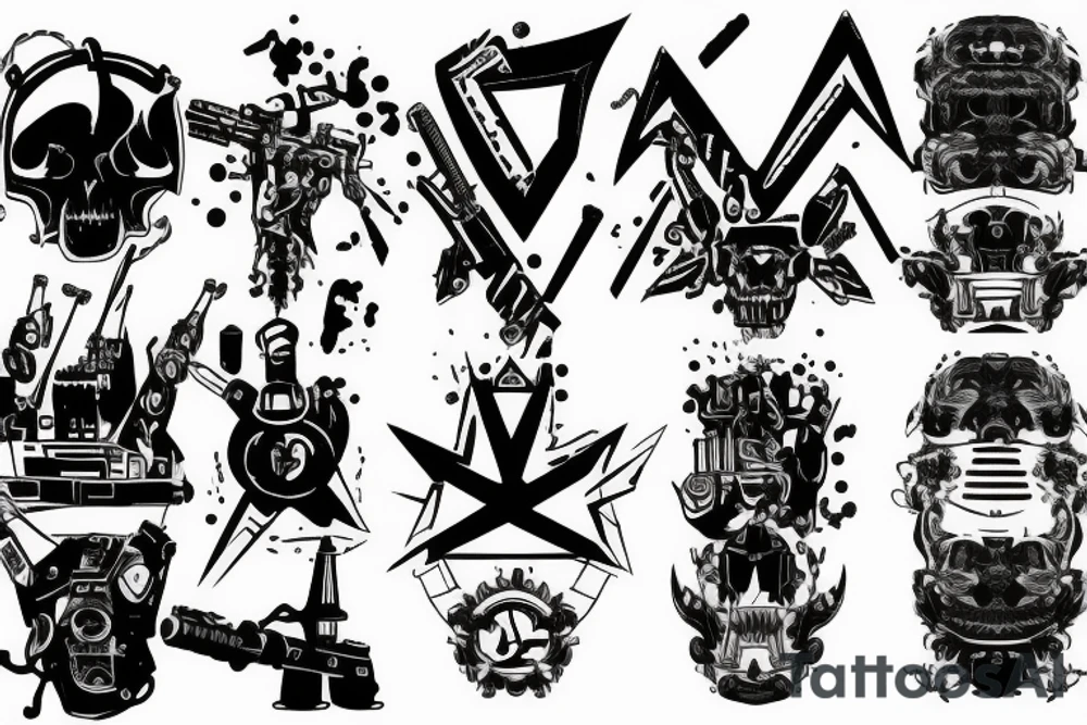 Cyber warfare tattoo idea