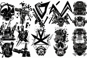 Cyber warfare tattoo idea