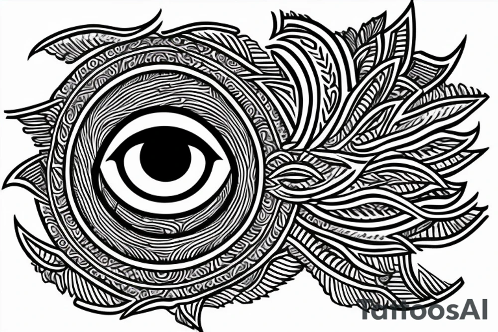 Eye of horus tattoo idea