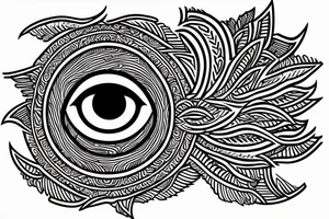 Eye of horus tattoo idea