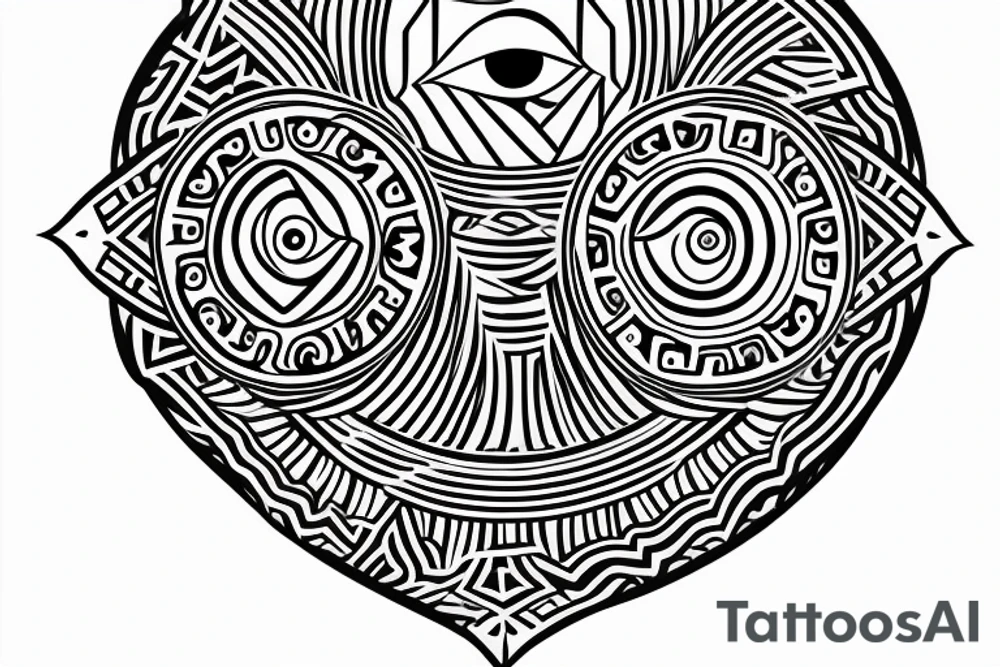 Eye of horus tattoo idea