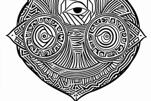 Eye of horus tattoo idea