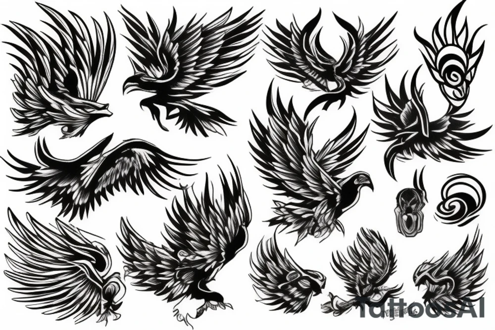 Phoenix tattoo idea