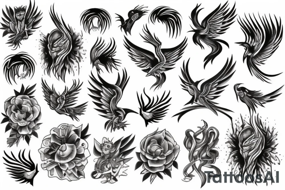 Phoenix tattoo idea