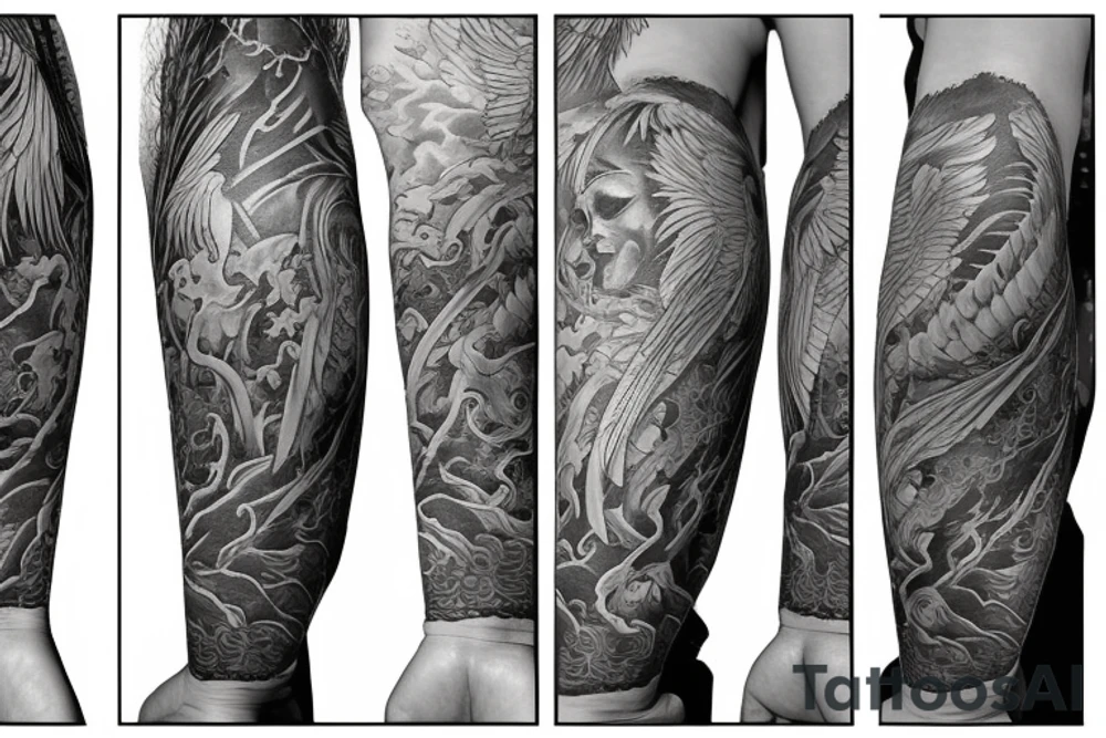 Phoenix tattoo idea