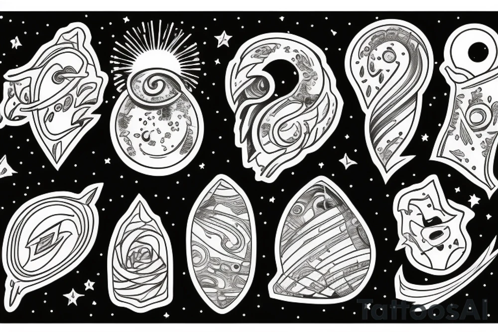the universe, tattoo idea
