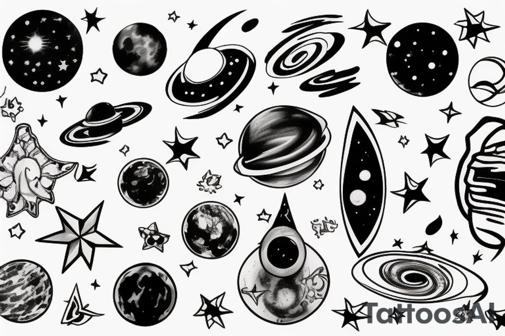 the universe, tattoo idea