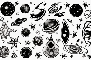 the universe, tattoo idea