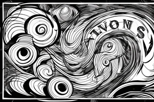 Swirling house in a tornado tattoo idea