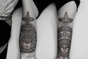 A tattoo that represents balance. Draw on Philippine symbology tattoo idea