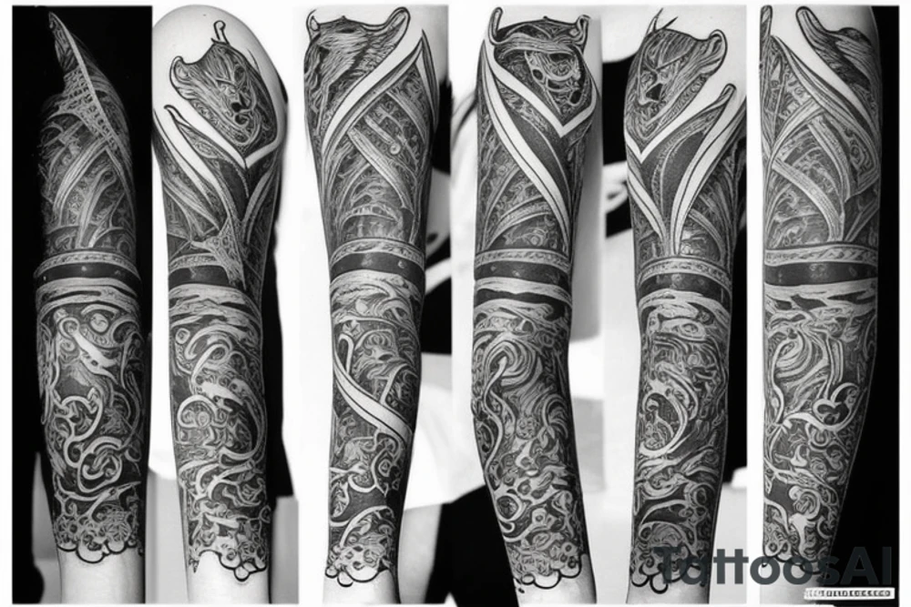 Black spade tattoo idea