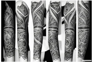 Black spade tattoo idea