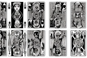 Queen of spades tattoo idea