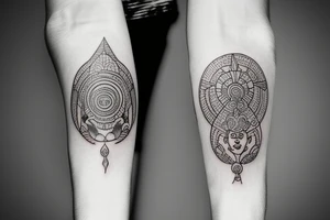 A tattoo that represents balance. Draw on Philippine symbology tattoo idea