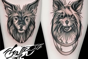 Animals tattoo idea