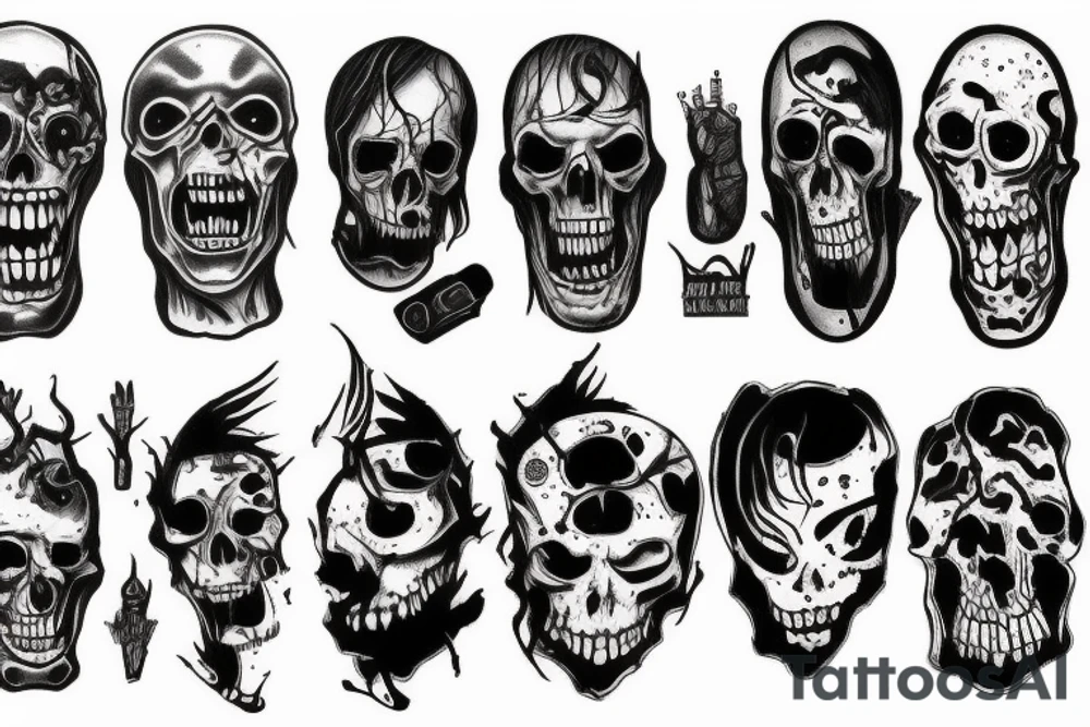Horror tattoo idea