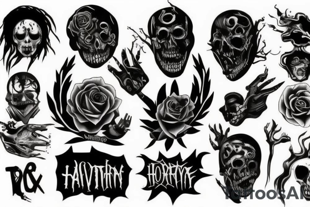 Horror tattoo idea
