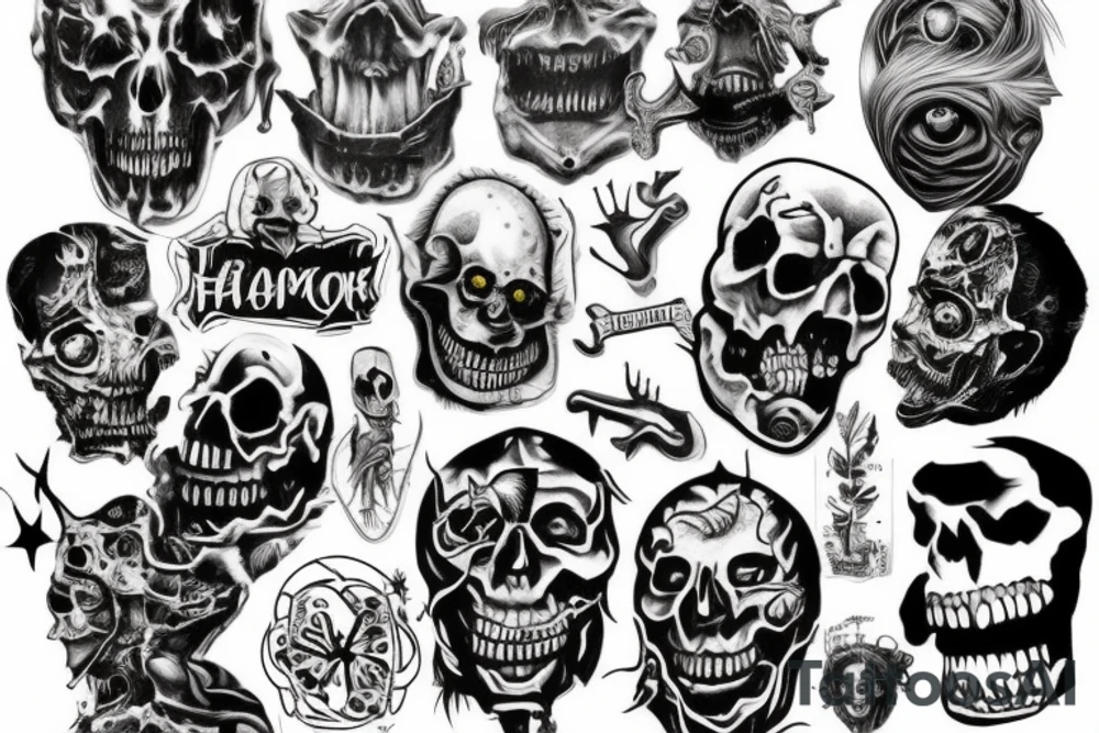 Horror tattoo idea