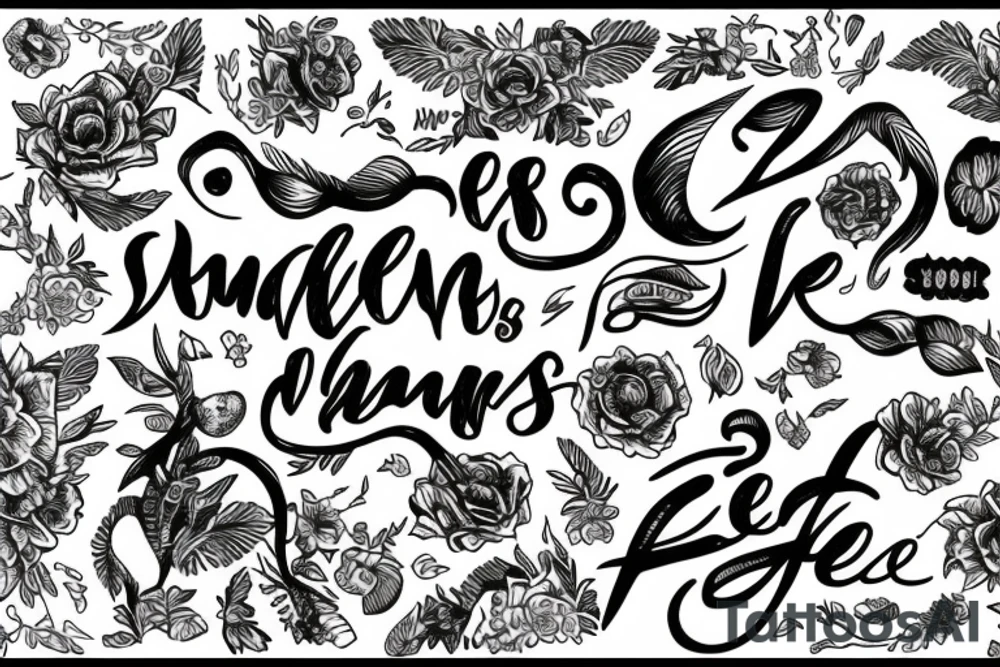 Names: Esmé and Vivienne tattoo idea