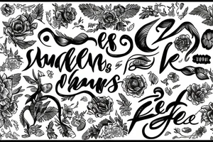 Names: Esmé and Vivienne tattoo idea