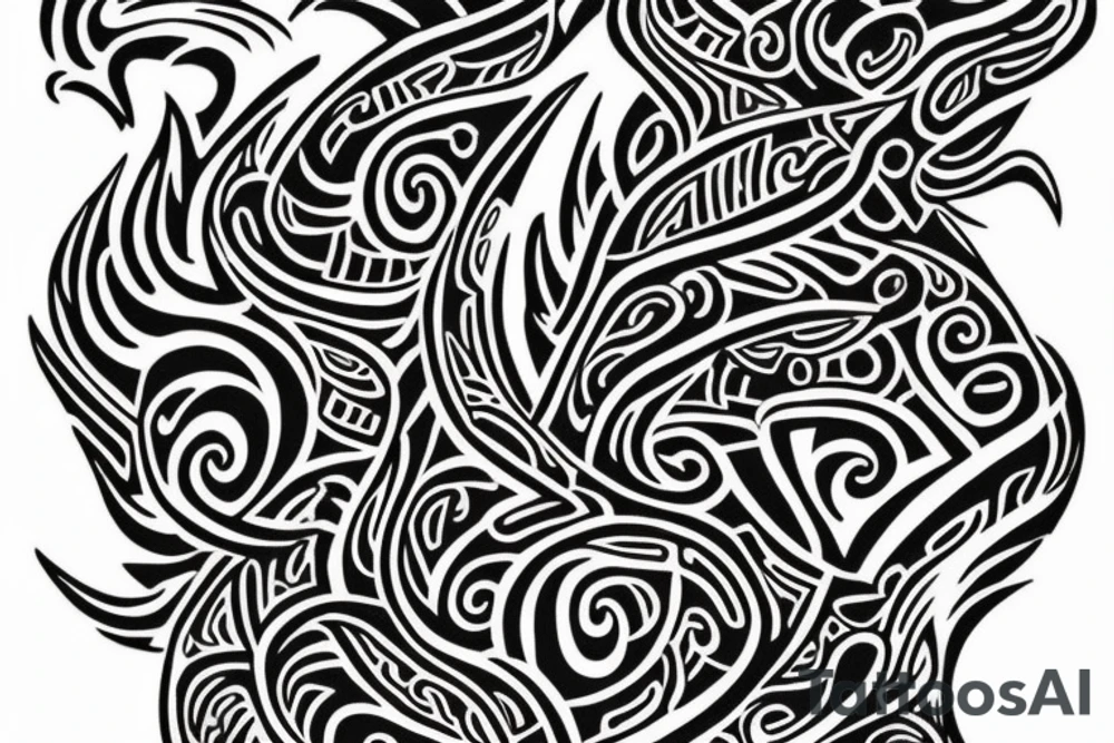 I would like to see some flames coming out from my chest up to the sides of my neck tattoo idea