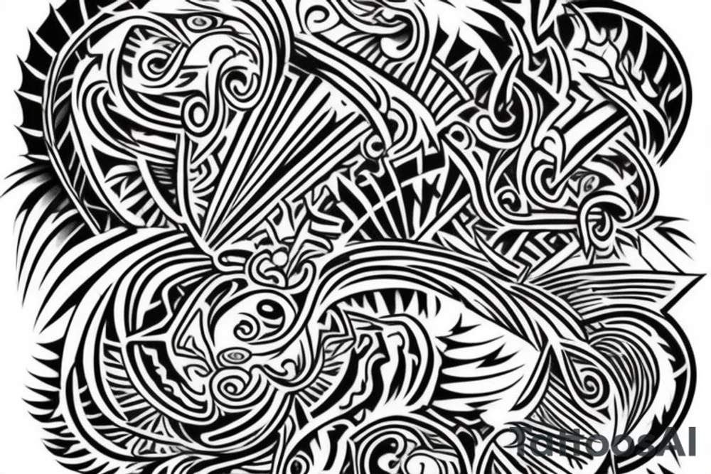 I would like to see some flames coming out from my chest up to the sides of my neck tattoo idea