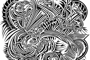 I would like to see some flames coming out from my chest up to the sides of my neck tattoo idea
