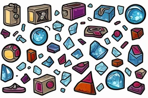 Block of ice melting in sun tattoo idea
